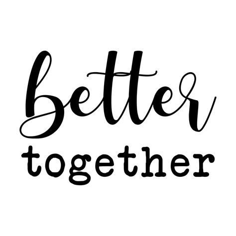 Better Together 10" x 7" Vinyl Decal Sticker - Minglewood Trading