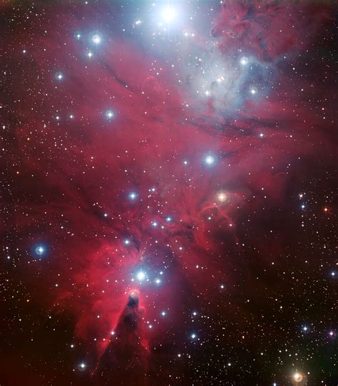 NGC 2264 and the Christmas Tree cluster | This colour image … | Flickr