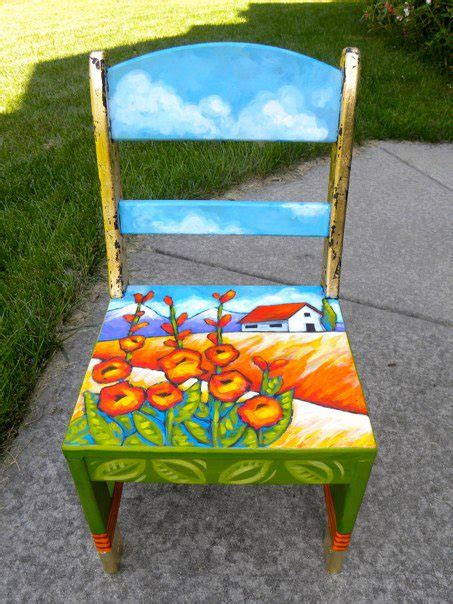 Adrienne Trafford Art Blog: Painted Chair for the RSO Auction