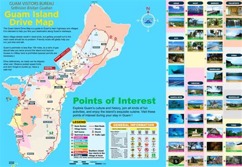 Guam tourist map - Ontheworldmap.com