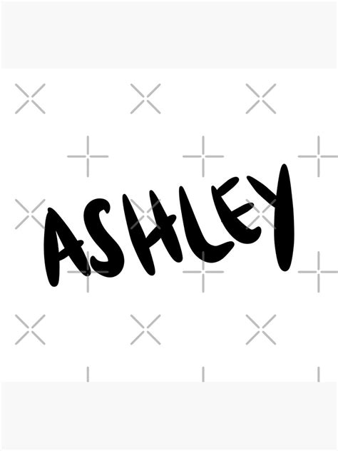 "Ashley Name Handwriting Signature " Poster for Sale by karen-studio ...