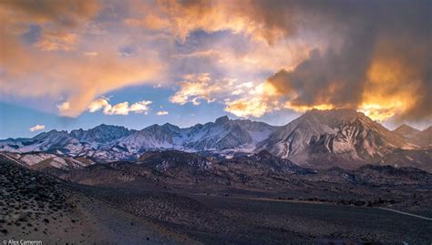 Sociolatte: Sunset on the Inyo Mountains, California