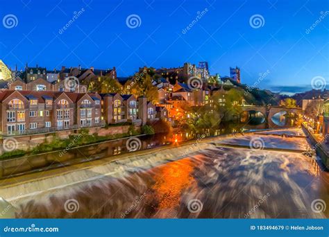 Durham during Lumiere editorial stock image. Image of blue - 183494679