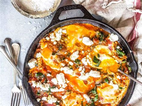 Keto Southern Goat Cheese Shakshuka | KetoDiet Blog