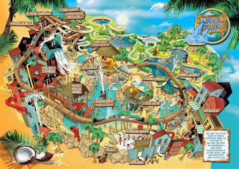 Wem World Waterpark Map