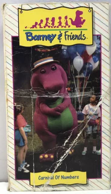 BARNEY & FRIENDS Carnival of Numbers VHS Video Tape Songs Time Life Case RARE! $43.69 - PicClick CA