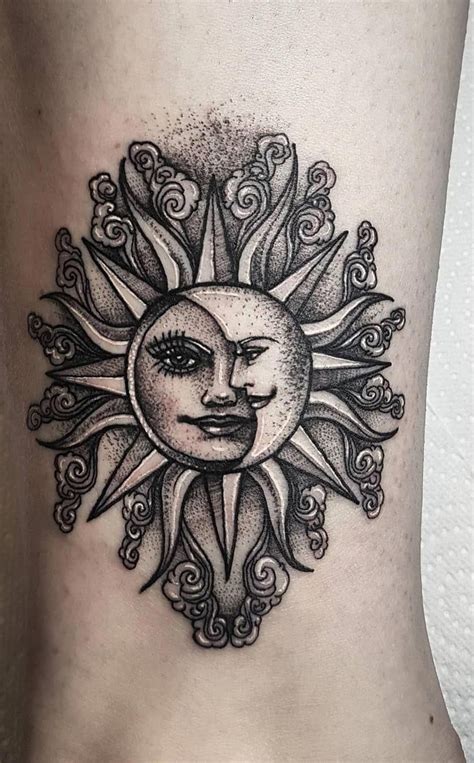 creative sun and moon tattoo ideas ☀️ ☀️ #sleevetattoos | Sleeve tattoos, Psychedelic tattoos ...