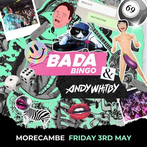 Bada Bingo Feat Andy Whitby | Morecambe 3/5/24, Buzz Bingo Morecambe, 3 ...