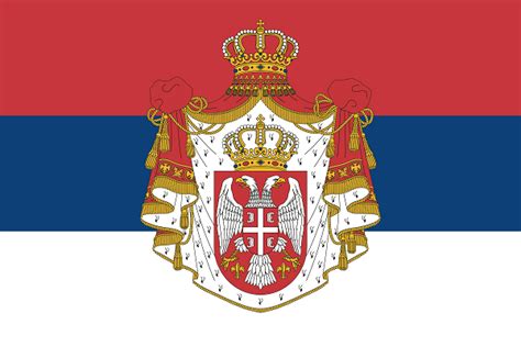 Kingdom of Serbia 1882–1918 – Patriotic Flags