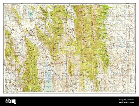 Preston, Idaho, map 1958, 1:250000, United States of America by Timeless Maps, data U.S ...