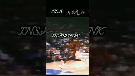 NBA Highlights of Air Michael Jordan most iconic slam dunk #nbahighlights #michaeljordan # ...