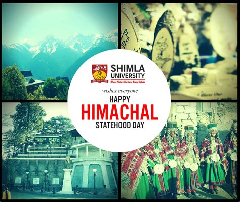 Shimla University is celebrating Statehood Day of Himachal Pradesh and ...