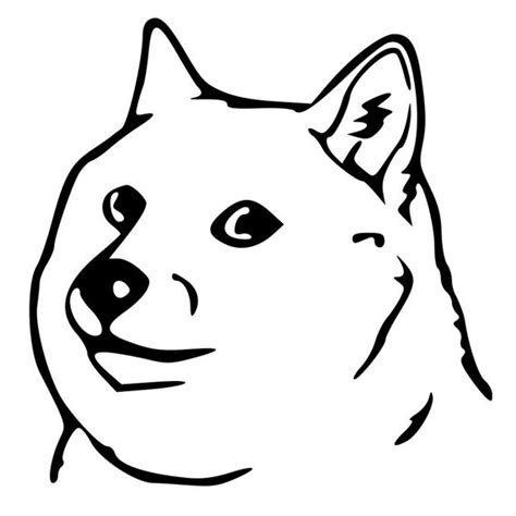 Doge Dog Page Coloring Pages