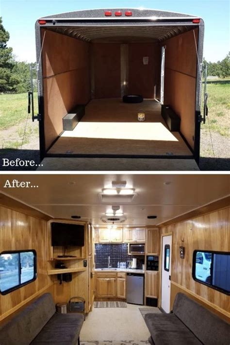 10+ Cargo Trailer Conversion Ideas to Inspire Your Camper Build | Cargo trailer camper, Cargo ...