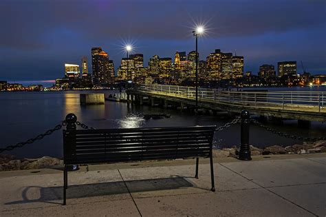 The View From The East Boston Waterfront Boston Ma Skyline Photograph by Toby McGuire