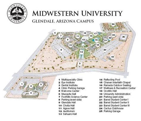 Glendale Community College Campus Map