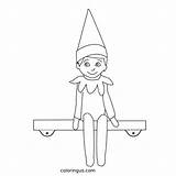 Elf On The Shelf Sheets Coloring Page Free Printable PDF sketch template