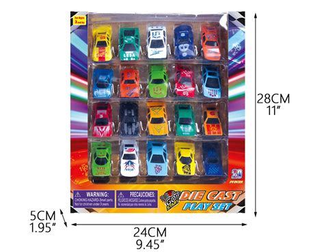 Wholesale Diecast Car Playsets - 20 Pieces