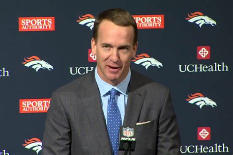 Peyton Manning Retires, Chokes Up During Press Conference