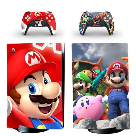 Super Mario Bros Skin Sticker Decal For PS5 Digital Edition ...