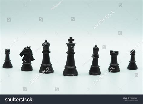 Set Black Chess Pieces Chess Piece Stock Photo 1901986081 | Shutterstock