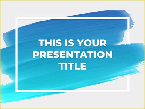 Free Slide Templates Of Free Artsy Powerpoint Template or Google Slides ...