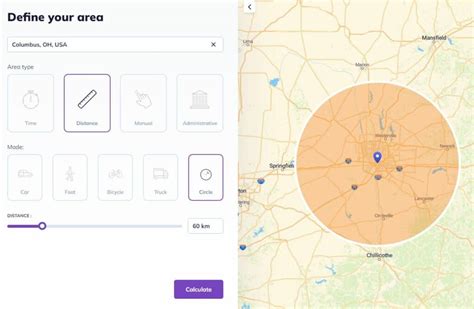 Radius Map [Tool For Drawing & Creation] Distance & Driving Tim - Smappen