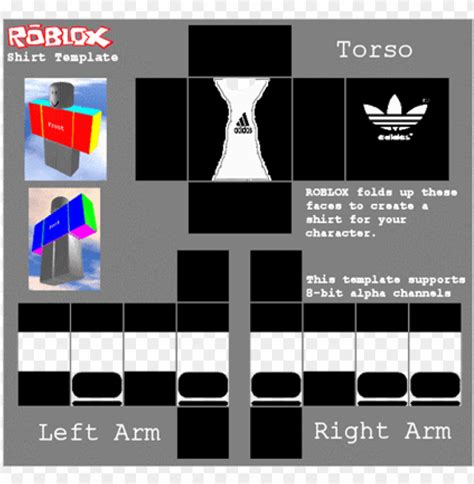 roblox t shirt template adidas t shirt roblox - roblox adidas shirt template PNG image with ...