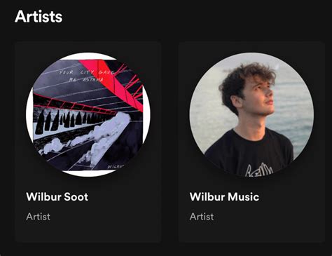 Which account is the official one? (this is on Spotify btw) : r/wilbursoot