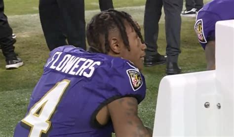 Ravens Star Zay Flowers Injures Himself On The Bench - The Spun