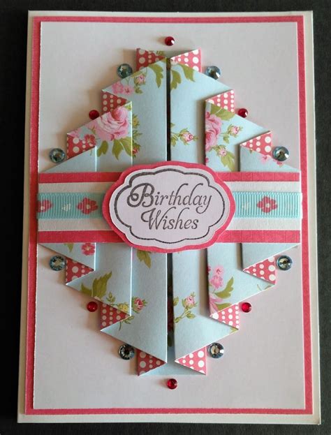 Double Pleated Card | Fancy fold cards, Cards handmade, Birthday cards