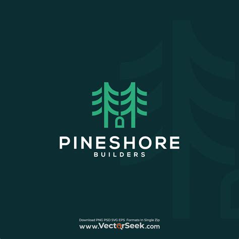 Pineshore Builders Logo Template - (.Ai .PNG .SVG .EPS Free Download)