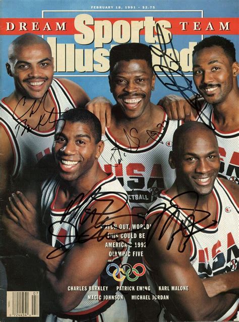 Lot Detail - 1992 Dream Team Multi-Signed Original Sports Illustrated ...