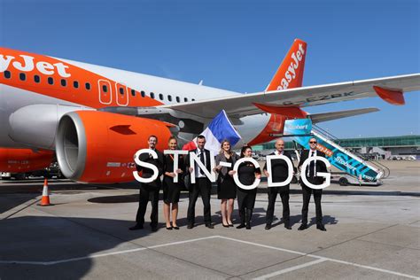 London Stansted celebrates inaugural easyJet flight to Paris