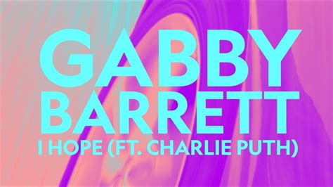 Gabby Barrett - "I Hope (feat. Charlie Puth)" (Official Music Video)