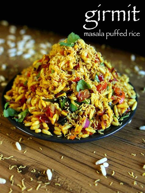 girmit recipe | masala puffed rice | north karnataka mandakki upkari | Recipe | Indian food ...