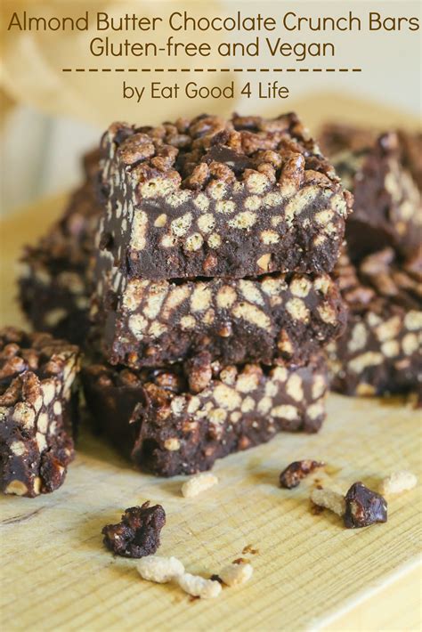 Almond butter Chocolate crunch bars | Recipe | Crunch bars recipe, Chocolate crunch, Crunch bar