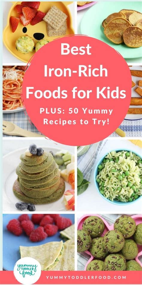 Best Iron-Rich Foods for Babies, Toddlers & Kids (+50 Recipes!) | Foods ...