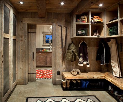 Ski Room/Mudroom, reclaimed wood | Mountain Homes & Rustic Interiors ...