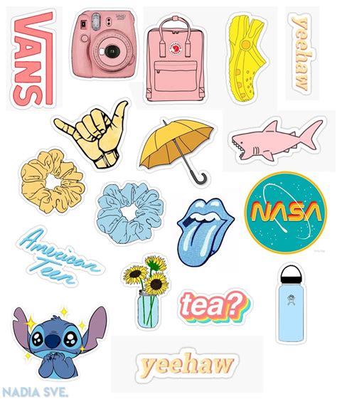 Pastel Aesthetic Free Printable Sticker Collage | Iphone case stickers, Free printable stickers ...