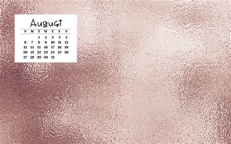 August Desktop Wallpaper - 21 Cute & Free August 2023 Calendar Backgrounds