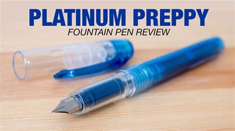 Review: Platinum Preppy fountain pen - YouTube