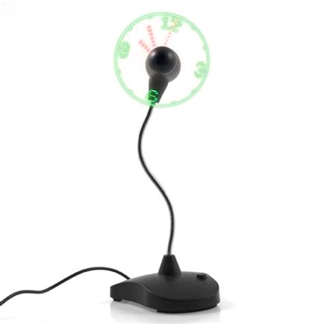 LED Clock Fan With Stand | The Gift Experience