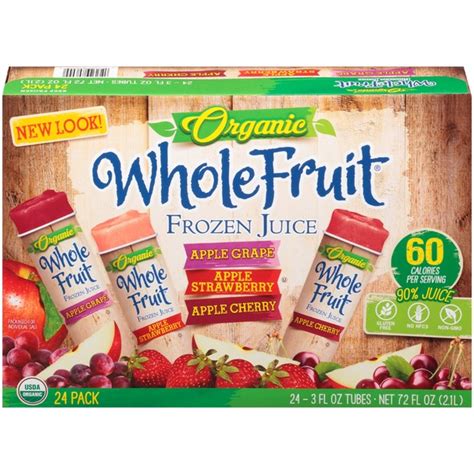 Whole Fruit Frozen Juice, Organic, Assorted (3 fl oz) from Costco ...