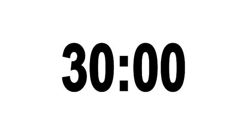 30 Minute Countdown Timer with Alarm - YouTube