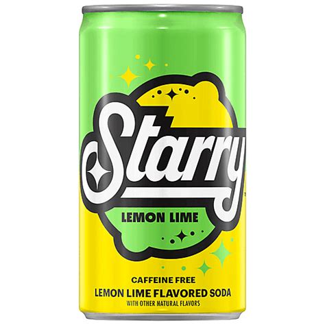 Starry Soda, Lemon Lime Flavored 7.5 fl oz | Beverages | Sullivan's Foods