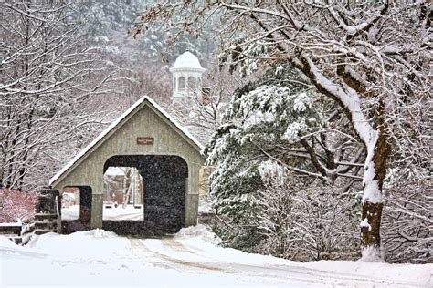 Middle Bridge Winter | Photos of Vermont