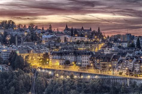 City Of Fribourg Switzerland Stock Photo - Image of roof, center: 15300724