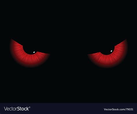 Evil eyes Royalty Free Vector Image - VectorStock