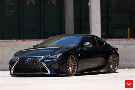 Lexus RC 350 F-Sport | "Black & Bronze" | Vossen VFS-2 Wheels ...